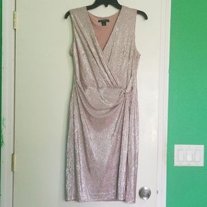 Ralph Lauren sexy cocktail dress faux wrap
